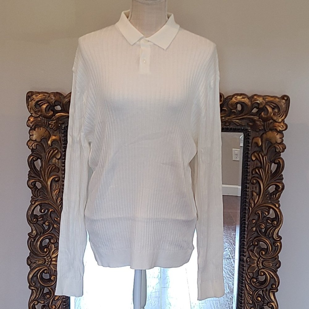 Topman White Cozy Sweater Ladies Size XL